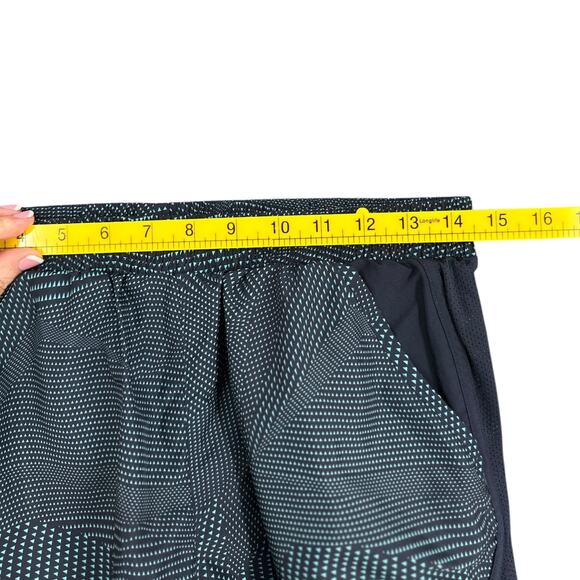 Under Armour Blue Fly By 2.0 Geometric Pattern Athletic Running Shorts Small - Picture 4 of 6